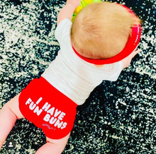 Load image into Gallery viewer, Cotton Baby and Toddler Outfit “I HAVE FUN BUNS” The Complete Package
