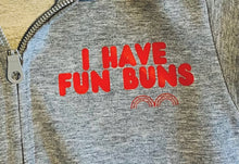 Load image into Gallery viewer, Cotton Baby and Toddler Outfit “I HAVE FUN BUNS” The Complete Package