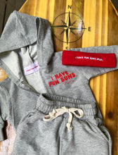 Load image into Gallery viewer, Cotton Sweat-Suit with Sweatband Baby and Toddler "I HAVE FUN BUNS” Unisex