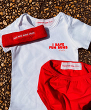 Load image into Gallery viewer, Cotton Onsie Baby and Toddler "I HAVE FUN BUNS"