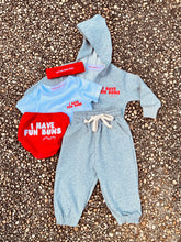 Load image into Gallery viewer, Cotton Baby and Toddler Outfit “I HAVE FUN BUNS” The Complete Package