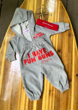 Load image into Gallery viewer, Cotton Sweat-Suit with Sweatband Baby and Toddler "I HAVE FUN BUNS” Unisex