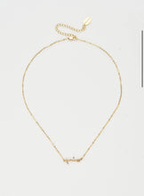 Load image into Gallery viewer, Gold Necklace Fearless/ game day/ tailgate fashion/ layering necklace
