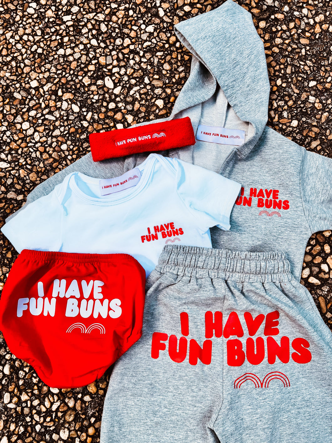 Cotton Baby and Toddler Outfit “I HAVE FUN BUNS” The Complete Package